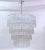 Nickel Polished Chandelier With Hexagon Glass Tube by Lmd Custom Lighting For Sale - Image 11 of 11