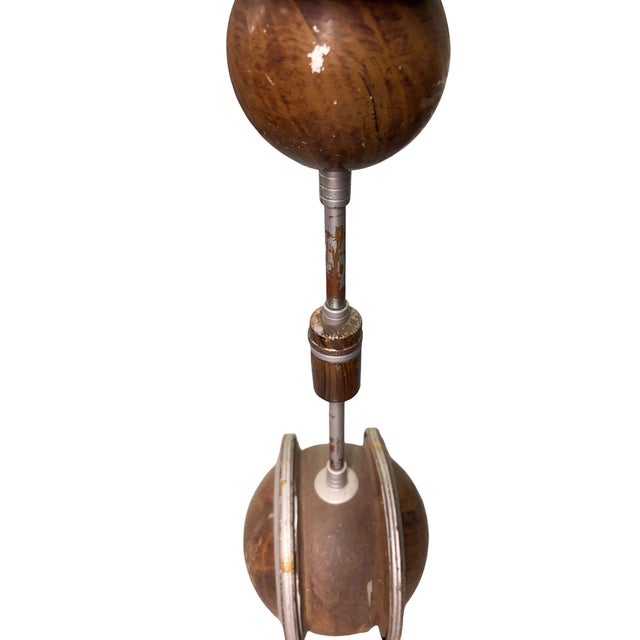 Brown 1920s Art Deco Self Leveling "Rollodor" Rolling Ashtray Stand by Belmet Products For Sale - Image 8 of 9