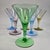 Kicky Pastel Cocktail Glasses- Set of Six For Sale - Image 9 of 12
