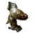 Vintage Bronze Fantail Goldfish Sculpture For Sale