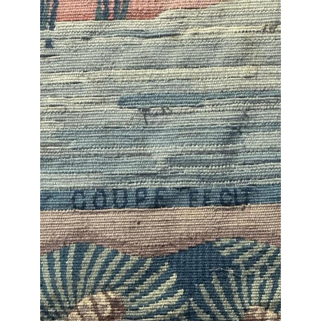Vintage Handwoven Aubusson Tapestry, 1920s For Sale - Image 13 of 18