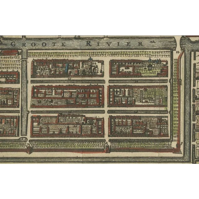 Map of Batavia and Castle on Java by Isaac De Lobel, 1669 For Sale - Image 11 of 14