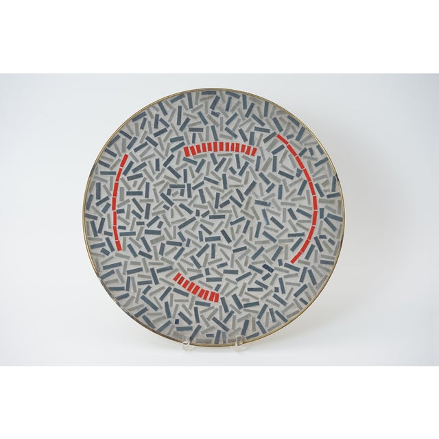 Mid-Century Mosaic Bowl or Wall Plate by R. Zimmermann for Ritter, 1950s For Sale - Image 12 of 12