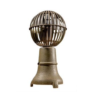 1920s Antique Cast Metal Banker's Fan For Sale