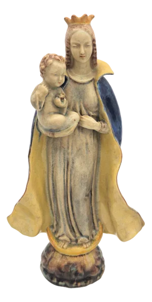 Virgin Mary with Child from Majolika Karlsruhe, 1930s