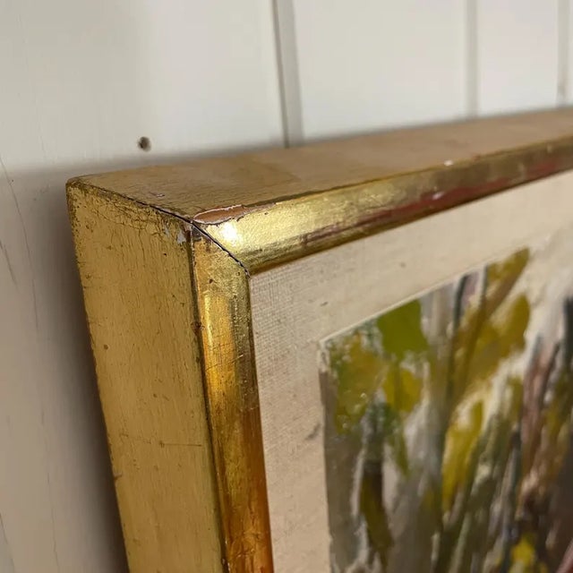 1946 Mid-Century Swedish Modernist Oil Painting by Erik Byström For Sale - Image 10 of 15