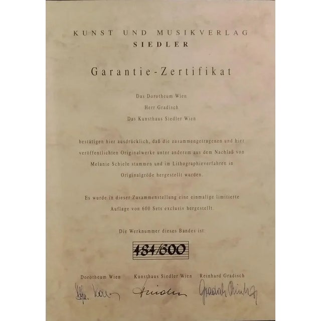 Egon Schiele, Melanie Schiele, Lithograph For Sale - Image 3 of 5