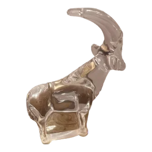 Baccarat Crystal Figurine Paperweight/Sculpture Noah's Ark Antelope or Gazelle