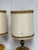 Brown Hollywood Regency Vintage Sculptural Glass Table Lamps, Pair For Sale - Image 8 of 12
