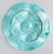 1950s Vintage French Gien Turquoise Majolica Oyster Plate For Sale - Image 5 of 7