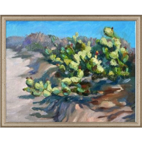 Along hiking trails in southern California it is very common to see cacti along the side. What attracted me to this clump...