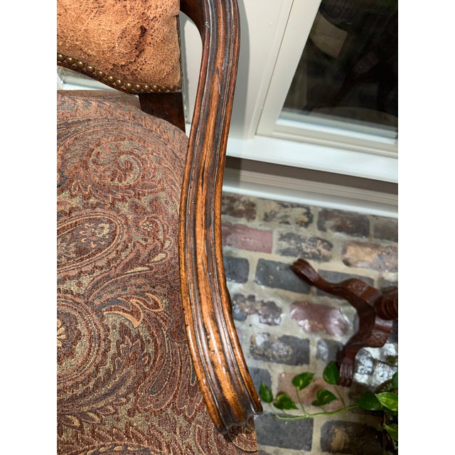 Wood Maitland Smith Spectator Chair For Sale - Image 7 of 11