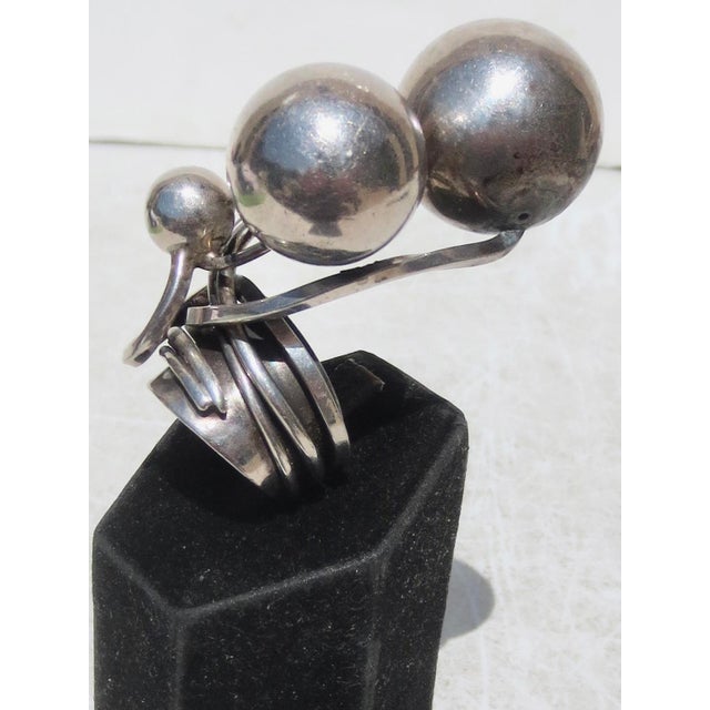 Sterling Silver Modernist Ring by Rachel Gera For Sale - Image 4 of 8