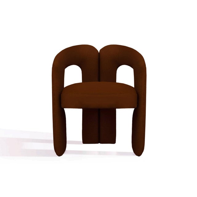 Not Yet Made - Made To Order Delirio Armchair in Brown Velvet from Moanne For Sale - Image 5 of 5