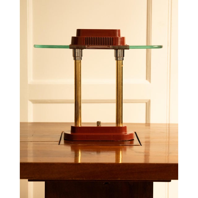 Robert sonneman for george kovacs desk lamp, usa, circa 1980s a striking 1980s postmodern desk lamp designed by robert...