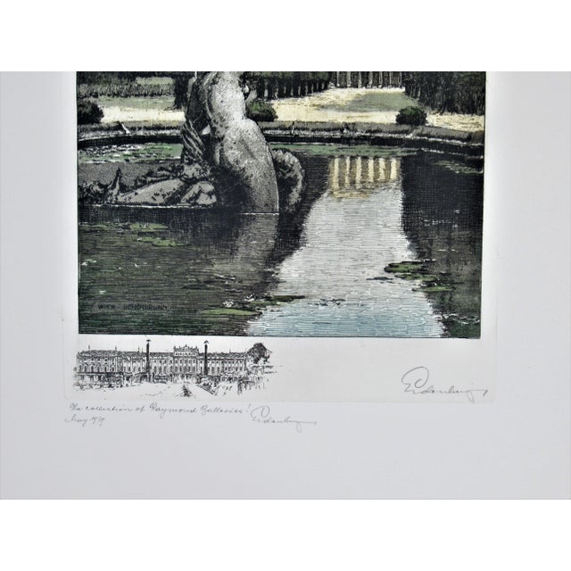 1960s Josef Eidenberger, Vienna, Schoenbrunn Castle, Circa 1960 For Sale - Image 5 of 6