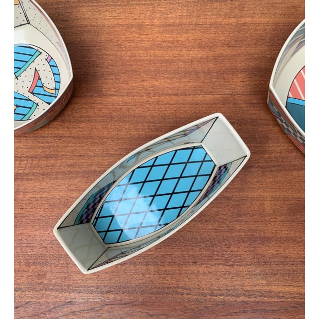 Postmodern Postmodern Flash One Series Bowl Set by Dorothy Hafner for Rosenthal, 1980s, Set of 5 For Sale - Image 3 of 18
