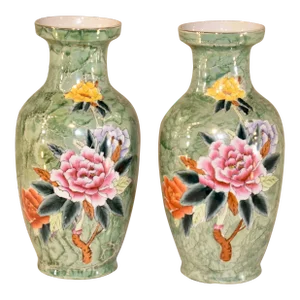 Pair of Asian Vases, C. 1930