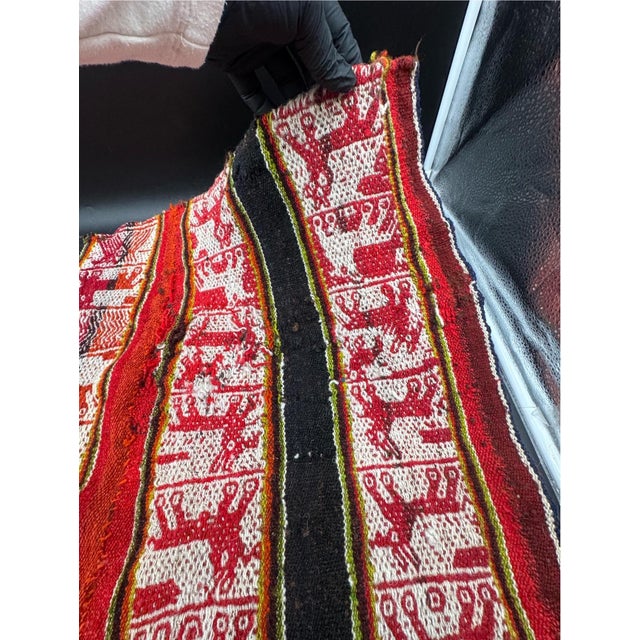 Vintage Q’ero Mestana / Peruvian Aguayo Cloth For Sale - Image 4 of 15