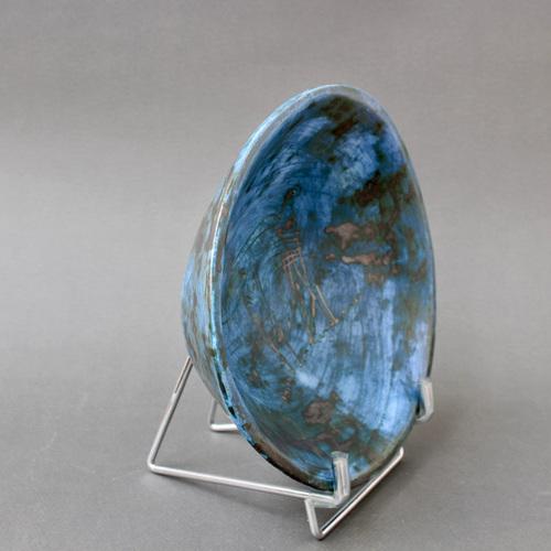 Mid-Century French Ceramic Decorative Bowl by Jacques Blin, 1950s For Sale - Image 4 of 18