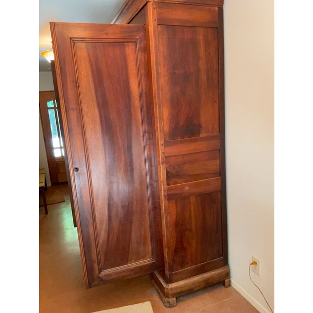 1830s Black Walnut French Armoire For Sale - Image 12 of 13