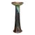 Circa 1955 Liisa Hallamaa Mid-Century Modern Abstract Polychrome Glazed Stoneware Vase or Candle Holder For Sale