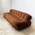 Mid-Century Modern Model Soriana Three-Seater Sofa in Brown Fabric by Afra and Tobia Scarpa for Cassina, 1970s For Sale - Image 3 of 12
