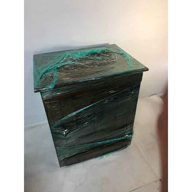 Vintage White Clad Oak Ice Box Cabinet Chairish