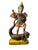 Gold 18th Century Spanish Polychrome Wood Carving of St. Michael For Sale - Image 8 of 12