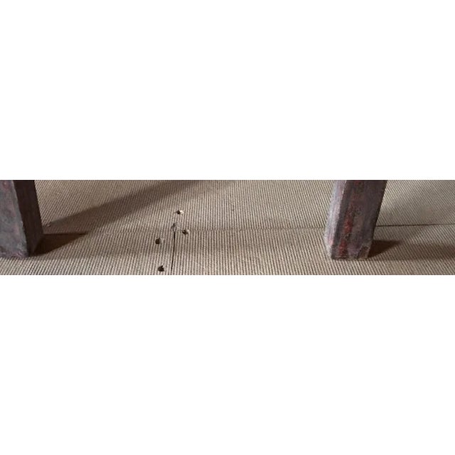 Mid Century Anglo Indian Style Decoupage Wood Dining Chairs With Patterned Paper and Lacquered Overlay For Sale - Image 10 of 16