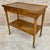 Neoclassic French Marquetry Side Table With One Drawer And Wheels 1940s For Sale - Image 4 of 18
