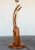 Mid-Century Modern Moderne Stylized Gazelle Bust Walnut Sculpture Lamps - A Pair For Sale - Image 3 of 7