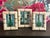Set of 3 Bone and Metal Picture Frames Ivory & Chrome 2x 4x6 1x 5x7 Two's Company Hand Crafted and Responsibly Sourced...