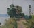 Realism Impressionist Forest Oil Painting, Original Ukrainian Art on Cardboard 60-70 For Sale - Image 3 of 6