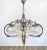 Italian Chrome and Murano Glass Chandelier from Mazzega, 1970s For Sale - Image 6 of 15