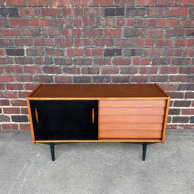 An exceptional Swedish Modern sideboard designed by Nils Jonsson for Hugo Troeds Möbelfabrik, dating to the 1960s. This...