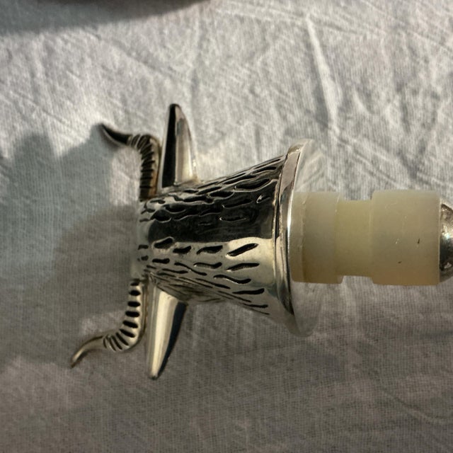 Neiman Marcus Bull and Bear Wine Bottle Stoppers For Sale In Houston - Image 6 of 10