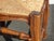 Set of Six Vintage French Country Brown Rush Dining Chairs For Sale - Image 10 of 13