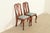 Henkel Harris Queen Anne Solid Cherry Wood Side Chairs or Dining Chairs, Pair For Sale - Image 14 of 14