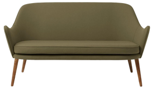 Dwell 2 Seater Sofa in Olive by Warm Nordic