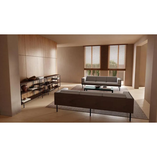 Grey Cut Sofa by Kann Design For Sale - Image 4 of 5