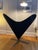 Black Verner Panton’s Heart Cone Chair — A Mid-Century Modern Masterpiece For Sale - Image 8 of 10