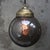 Smoked glass pendant. Brass top. 2 meter black cotton flex E27 / E26 Up to 250V (Europe/UK Standard).The wiring of this...
