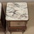 Pair of Antique French Louis XVI Marquetry Marble Top Nightstands ~ End Tables For Sale - Image 16 of 18