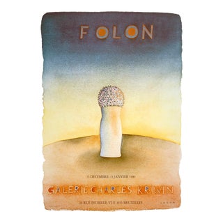 Jean-Michel Folon Galerie Charles Kriwin, 1979 For Sale