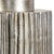 Antique silver leaf on composite 27.5h x 6w x 6d Shade Dimensions: top(15) bottom(16) side(11)