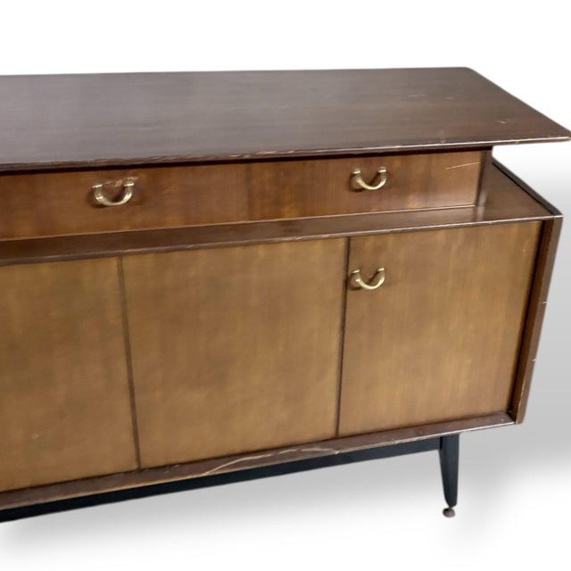 1960s Mid-Century Teak Sideboard with Brass Handles and Storage from G-Plan, 1960s For Sale - Image 5 of 7