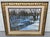 Large Framed Winter Landscape Monica Cascio Oil Painting “Dalton’s Creek” Texas For Sale - Image 16 of 18