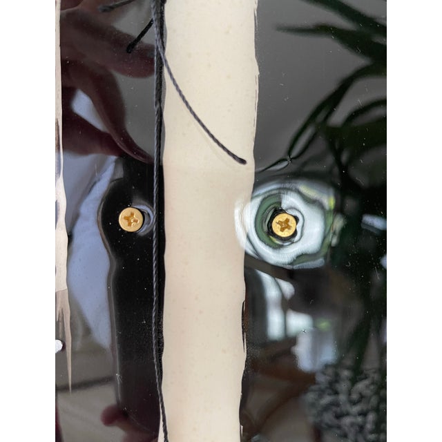 Abstract Acrylic Painting in Vintage Frame "Monoliths" For Sale - Image 11 of 12