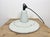 Industrial White Enamel Factory Pendant Lamp, 1960s For Sale - Image 12 of 18